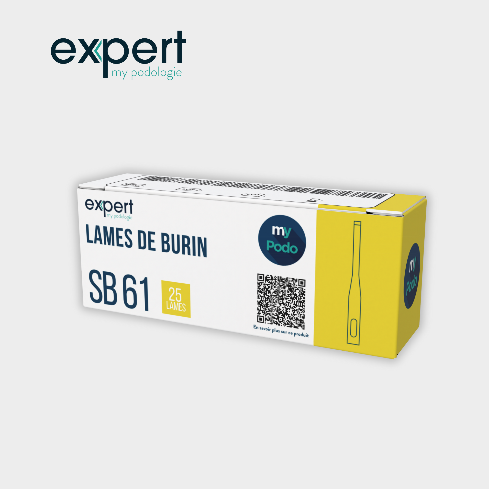 25 Lames de burin - Expert by My Podologie