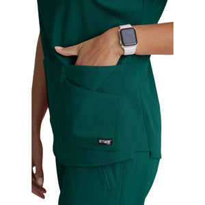 Aura - Tunique col V - Femme - Grey’s Anatomy Stretch Grey’s Anatomy 