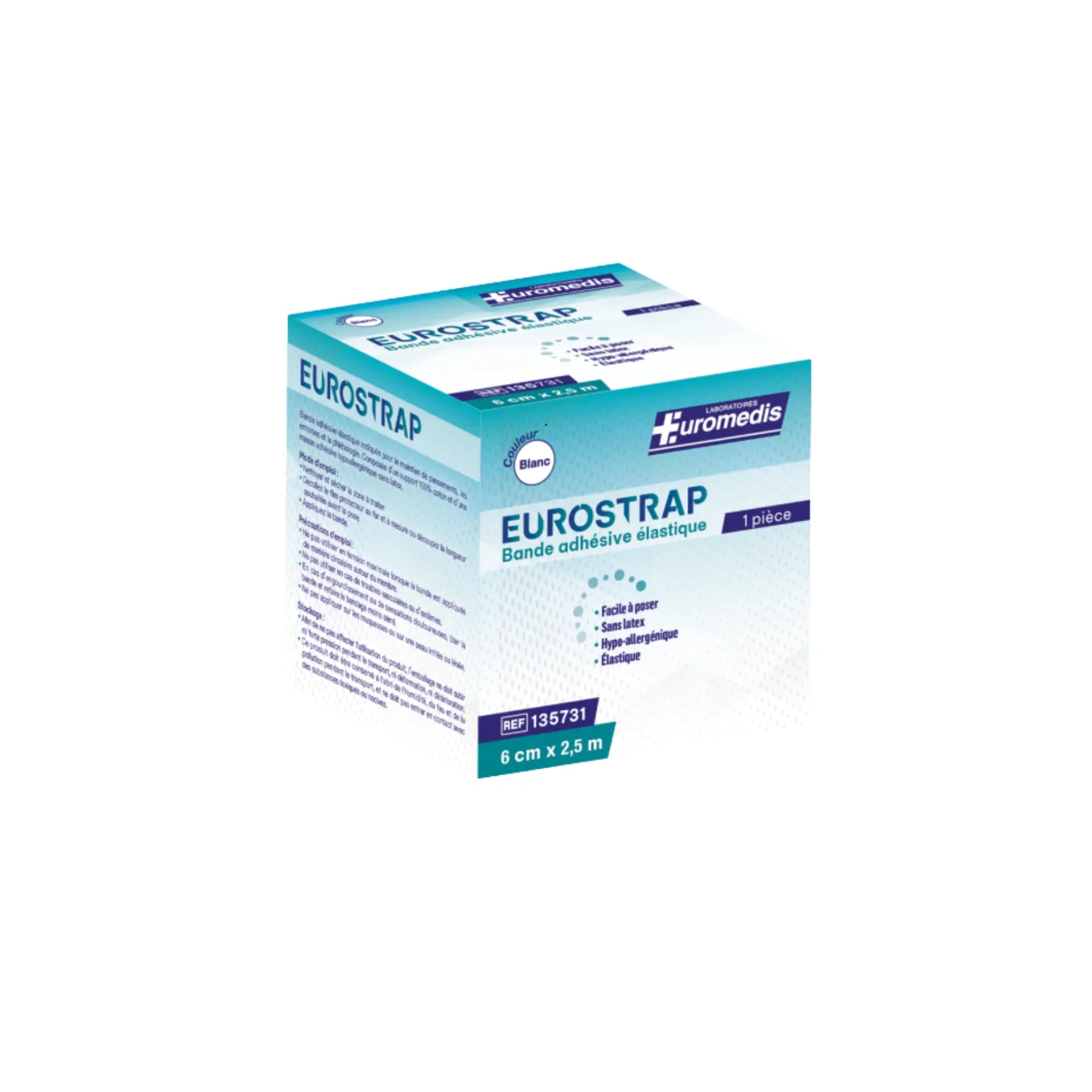 Bande adhésive élastique Eurostrap - Euromédis Euromédis 