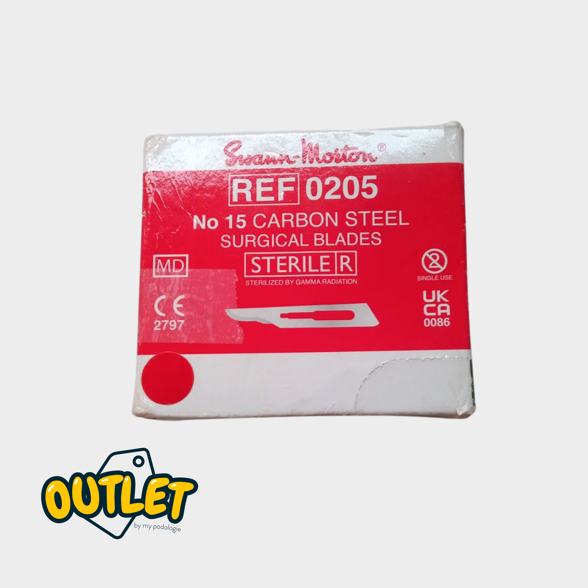 Boîte de lames de bistouris stériles - Swann-Morton // Défaut Swann-Morton  N°15