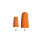 SK-PODO Orange Conical Caps X10 - Ø 5mm or 11mm - Fine, Medium or Coarse Grain - Lukas Podological