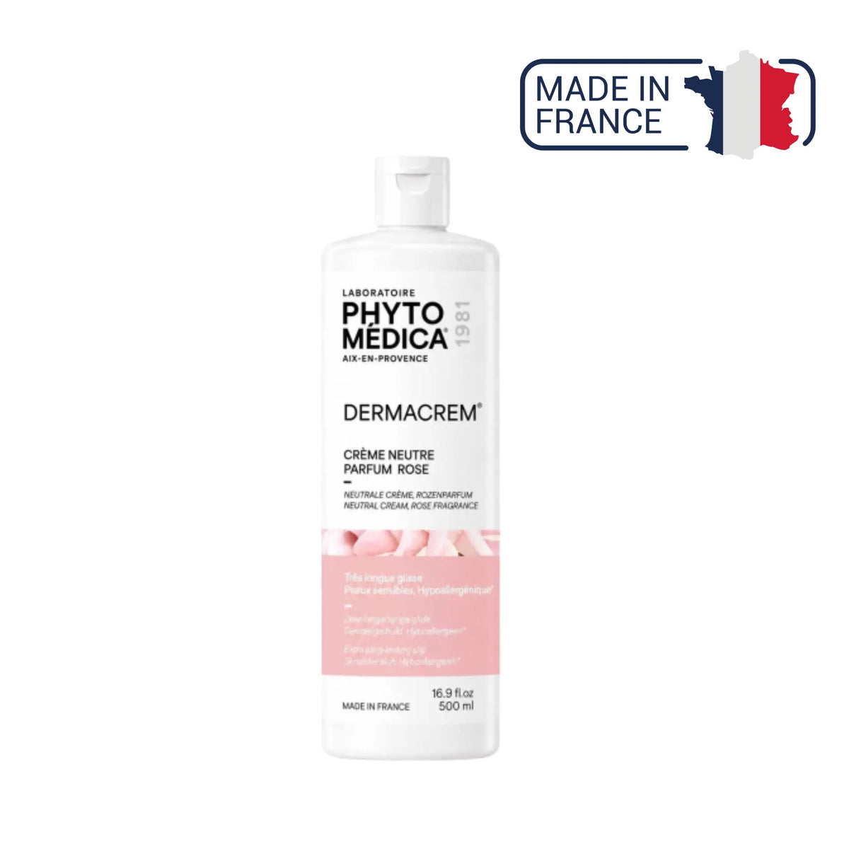 Dermacrem® - Crème de massage neutre hypoallergénique - Parfum Rose - Phytomedica Laboratoires Phytomedica 