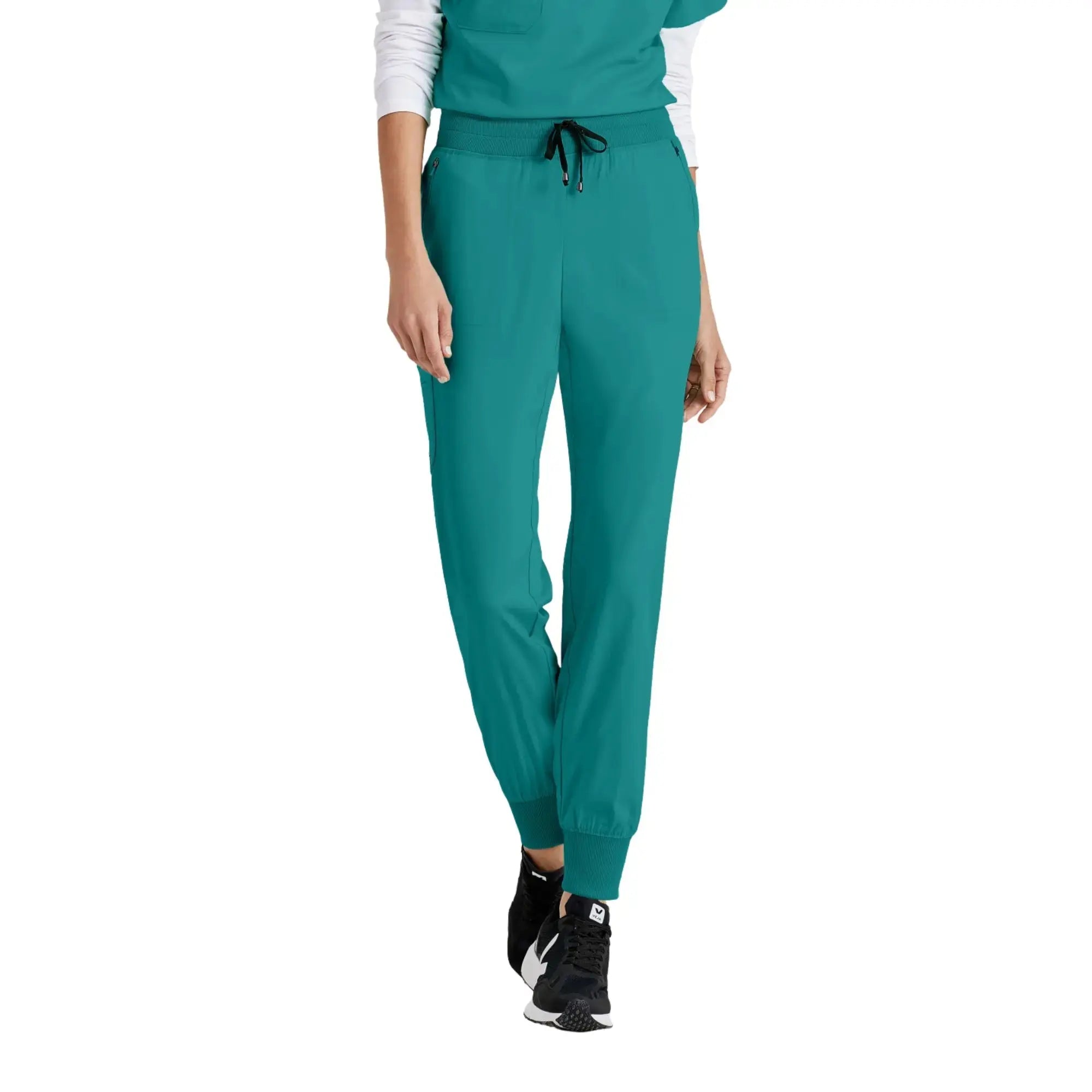 Eden - Jogging avec cordon de serrage - Femme - Grey’s Anatomy Stretch Grey’s Anatomy  Bleu Caraïbes / XL