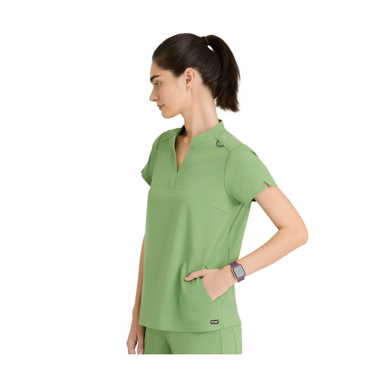 Flora - Tunique col à bande - Femme - Grey’s Anatomy Stretch Grey’s Anatomy 