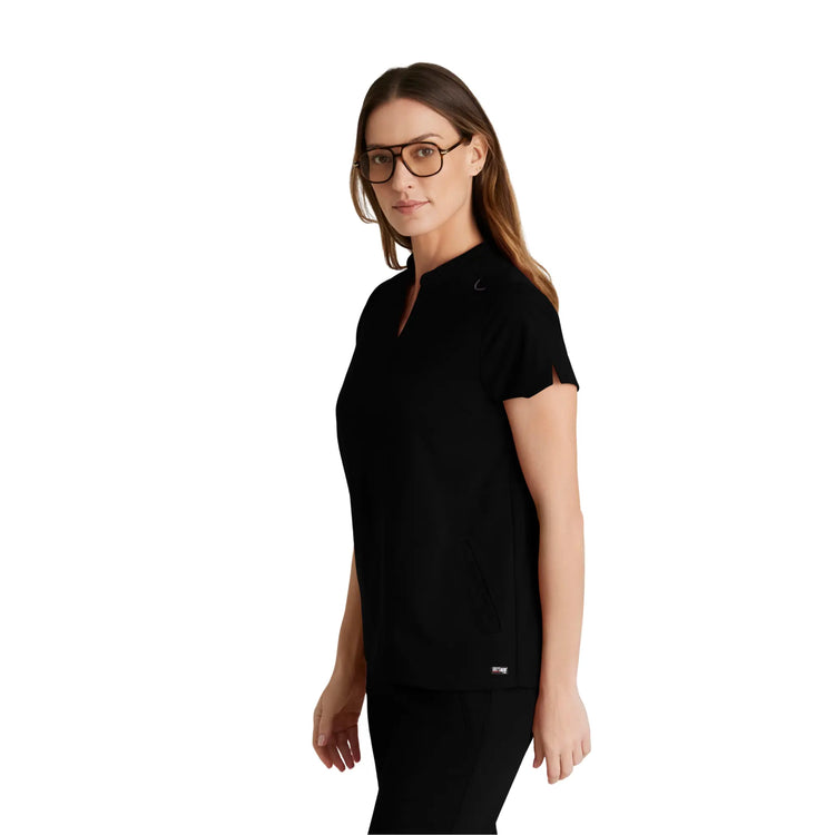 Flora - Tunique col à bande - Femme - Grey’s Anatomy Stretch Grey’s Anatomy 