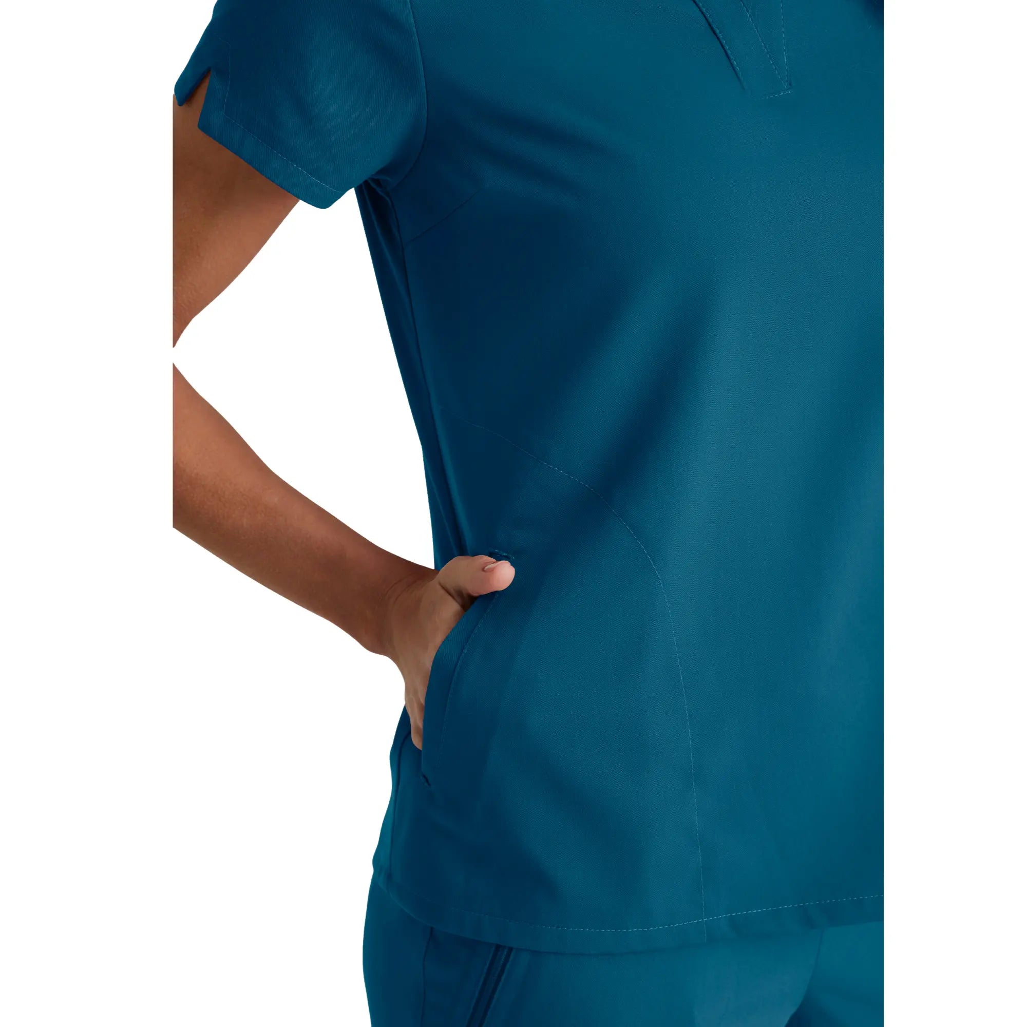 Flora - Tunique col à bande - Femme - Grey’s Anatomy Stretch Grey’s Anatomy 