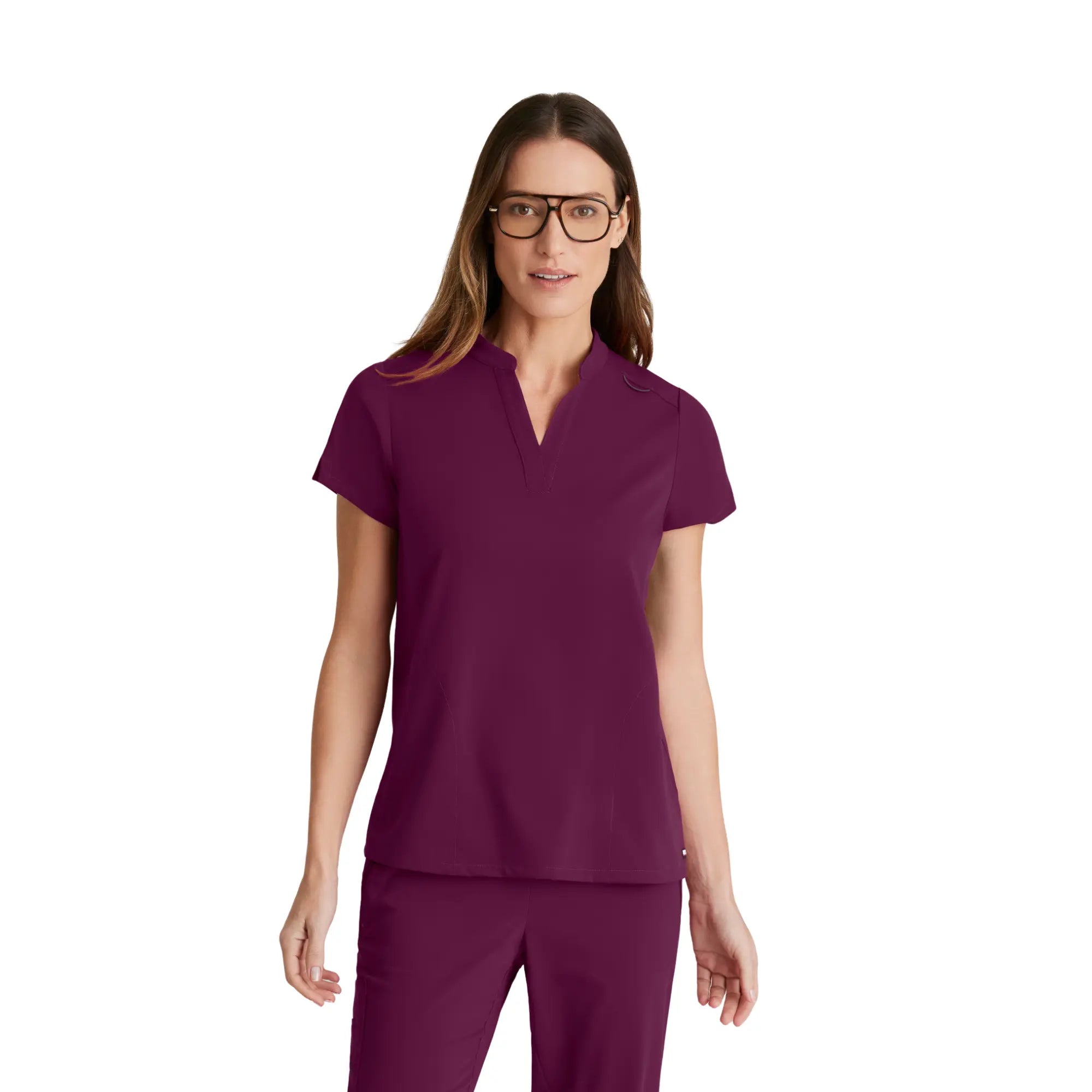 Flora - Tunique col à bande - Femme - Grey’s Anatomy Stretch GREYS ANATOMY STRETCH