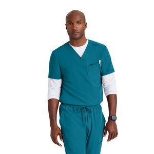 Genève - Tunique Col V - Homme - Barco Unify BARCO  Bleu Bahamas / XL