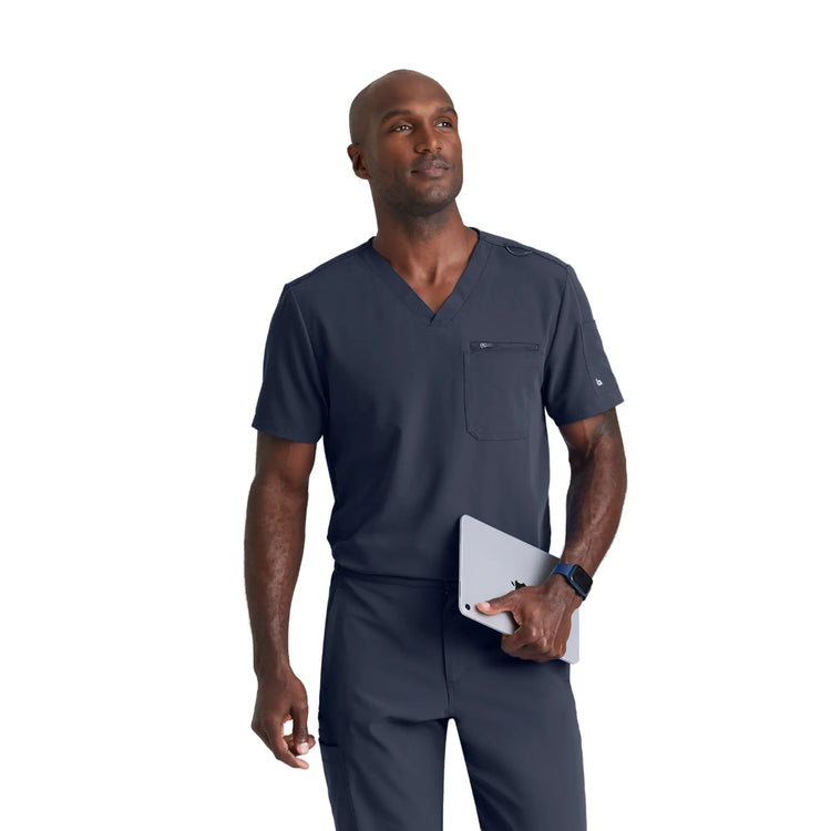 Genève - Tunique Col V - Homme - Barco Unify BARCO  Gris Anthracite / XL