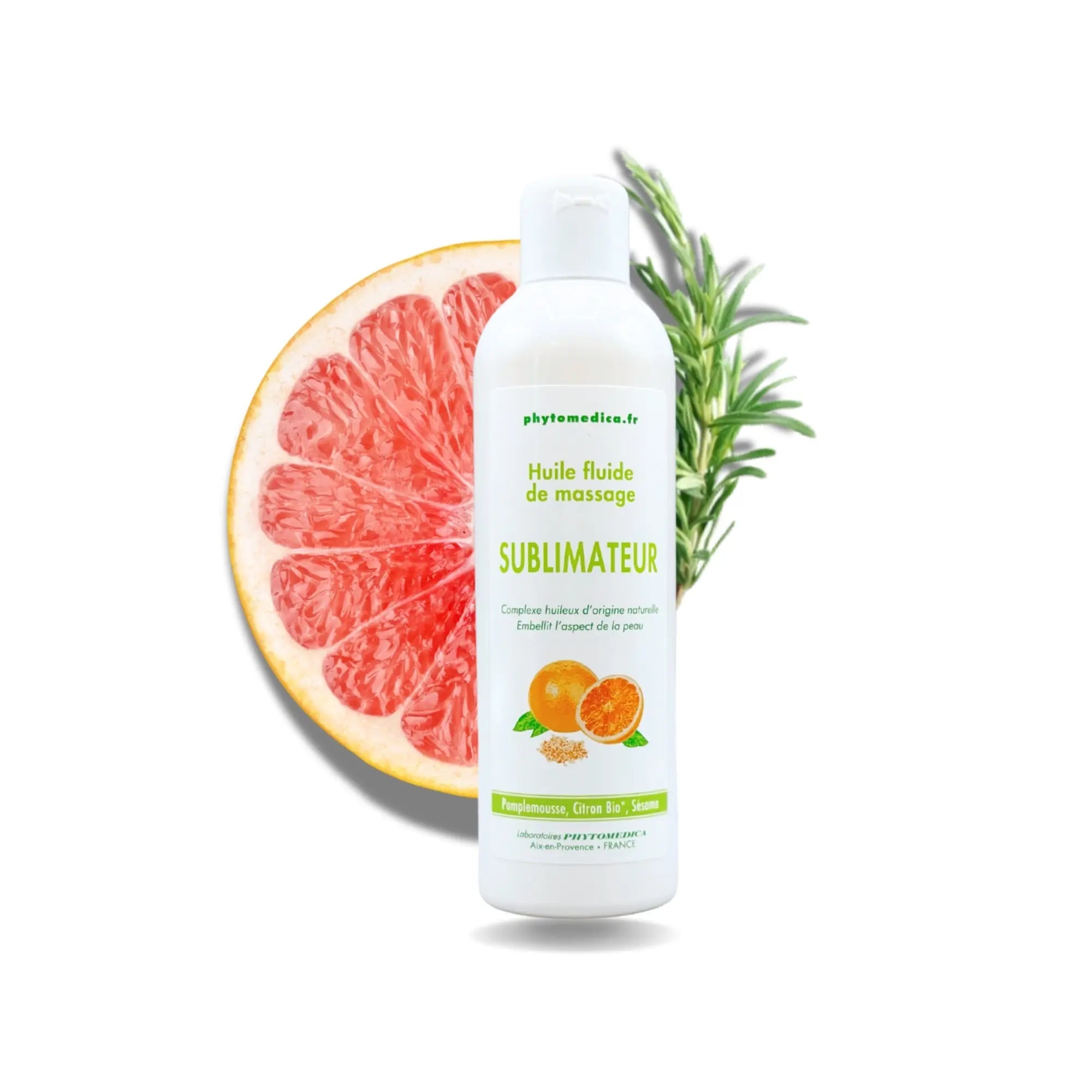 Draining Sublimating Massage Fluid Oil - 500 ml - Phytomeda Laboratoires Phytomedica 