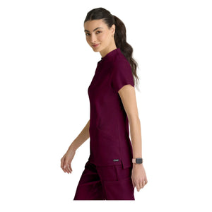 Kristi - High neck zipped tunic - Women - Grey’s Anatomy Stretch Grey’s Anatomy 