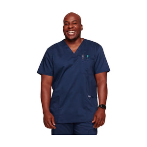 Lourdes - Tunique col V - Homme - Cherokee Cherokee Authentic Workwear  Bleu-Marine-3XL