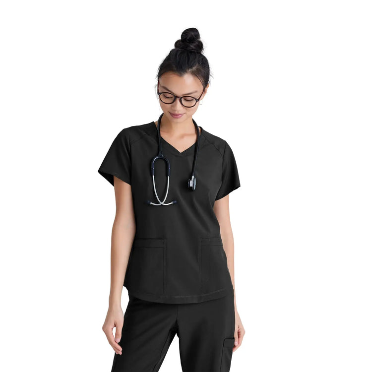 Luma - Tunique col V - Femme - Grey’s Anatomy Evolve Grey’s Anatomy  Noir / XL
