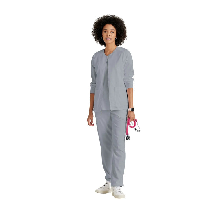 Mila - Round neck medical jacket - Women - Grey’s Anatomy Stretch Grey’s Anatomy 