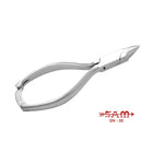 Pince à ongles - Acier inoxydable - Finition satinée - Coupe droite - Mors effilés et fins - 13,5 cm - Sam
