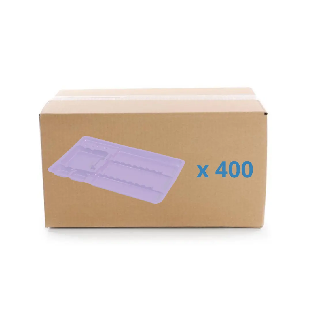 Plateaux de soin à usage unique avec compartiments - 3 formats - Carton de 400 My Podologie 