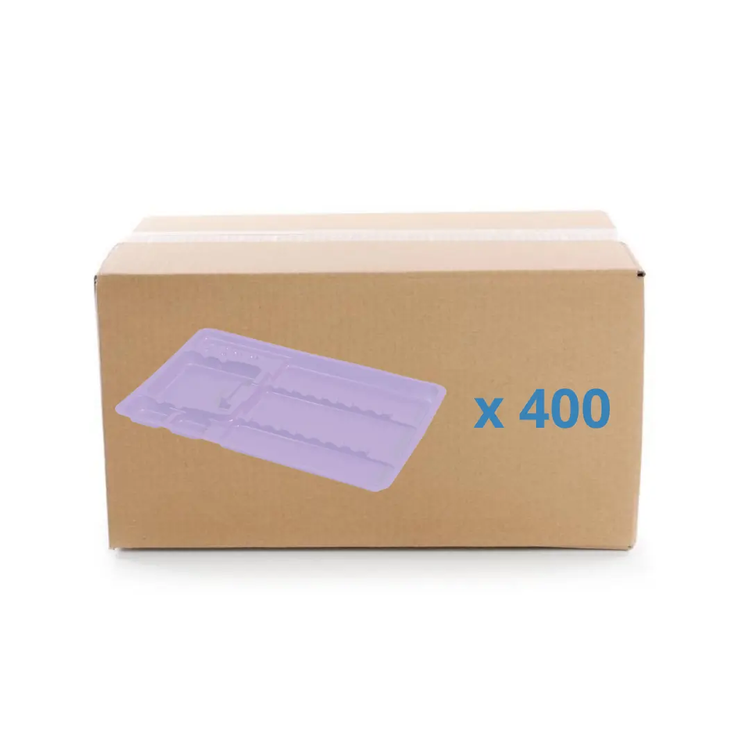 Plateaux de soin à usage unique avec compartiments - 3 formats - Carton de 400 My Podologie 