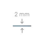 Poron Medical Blue - Shore 10 - 2 mm / 3 mm