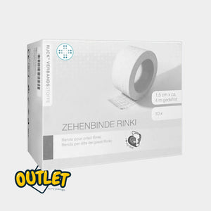 Toe bandage rolls x10 - 1.5 cm x 4 m - Rinki Ruck // Clearance Clearance 