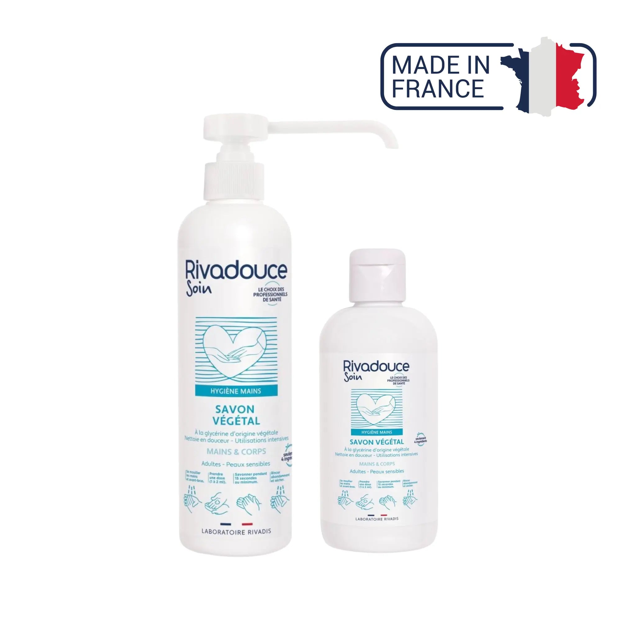 Savon Végétal - 2 contenances - Rivadouce Rivadouce