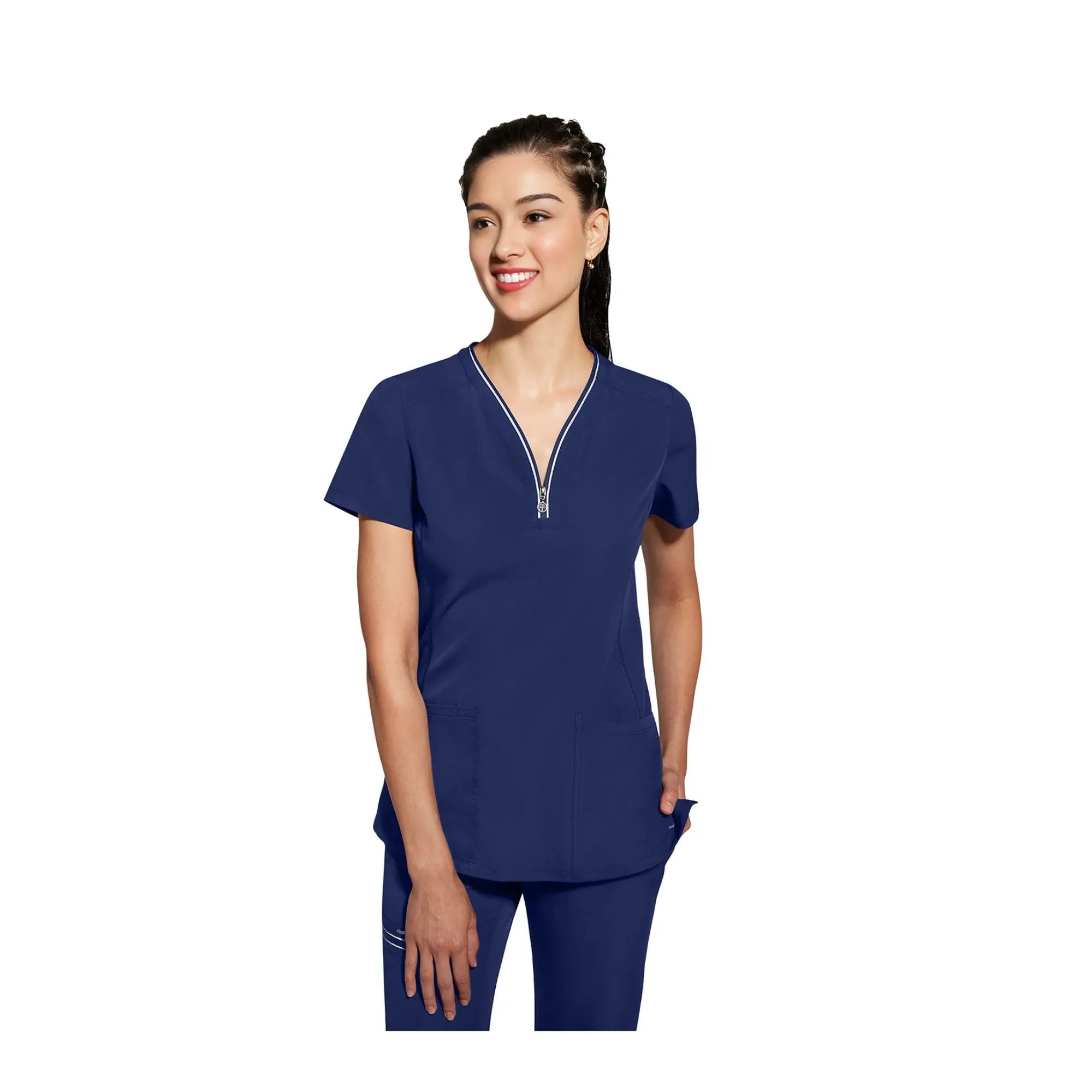 Sonia - Zipped V-neck tunic - Women - Healing Hands Healing Hands 